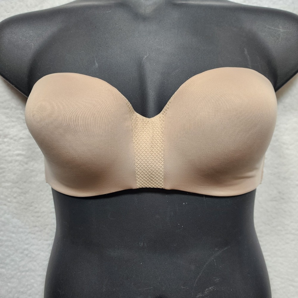 Maidenform Strapless Bra Nude Convertible Underwire
